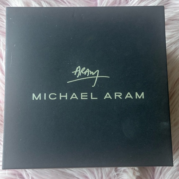 NWT Michael Aram Monet’s Garden Bottle Coaster & Stopper Set $265 - Picture 4 of 6